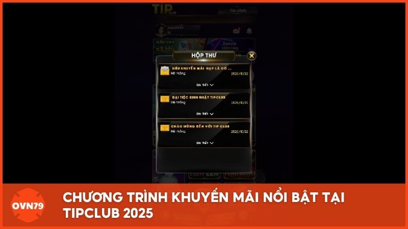 Chương trình khuyến mãi nổi bật tại Tip Club 2025 dành cho mọi thành viên