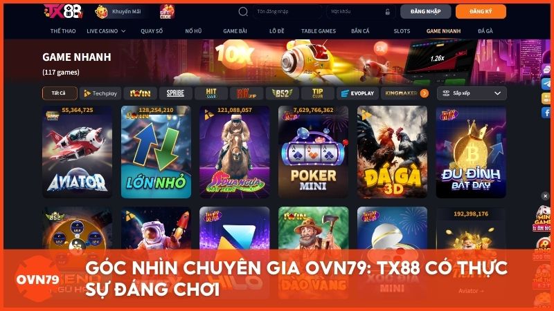 Chuyên gia từ Nhà Cái Uy Tín OVN79 thực hiện phân tích và đánh giá chi tiết về độ tin cậy của Tx88.com trước khi đưa ra kết luận cho người chơi.
