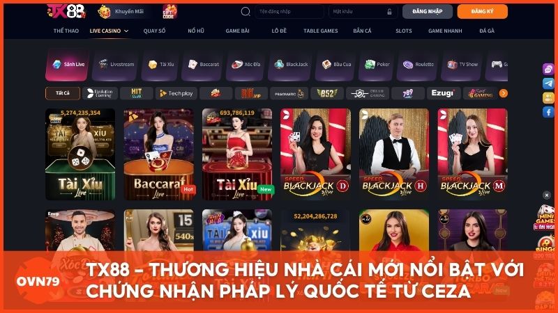 Thương hiệu nhà cái mới nổi bật năm 2025 với chứng nhận pháp lý quốc tế từ CEZA, khẳng định sự minh bạch ngay từ những ngày đầu ra mắt.