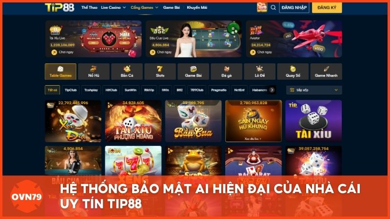 Hệ thống AI giám sát bàn cược tại Tip88 được chuyên gia OVN79 đánh giá cao về khả năng chống gian lận và bảo vệ quyền lợi người chơi
